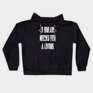 Butch - I Break Necks For A Living (Skeletons) Kids Hoodie